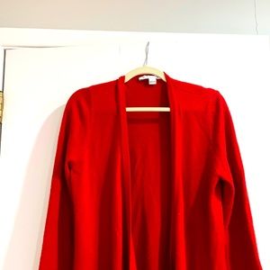 Diane Von Furstenberg red dress.